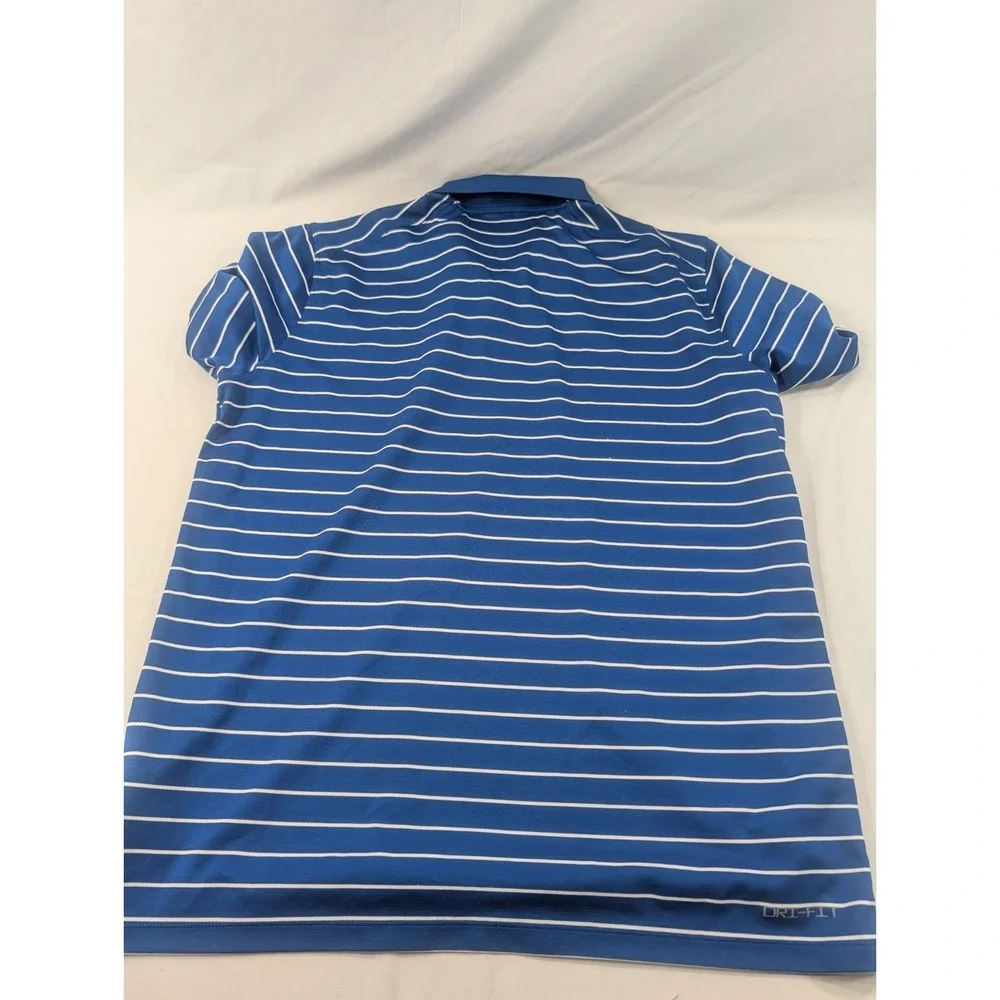 Nike Indianapolis Colts Polo Shirt Mens Large On Field Golf  Blue Dri Fit  NFL